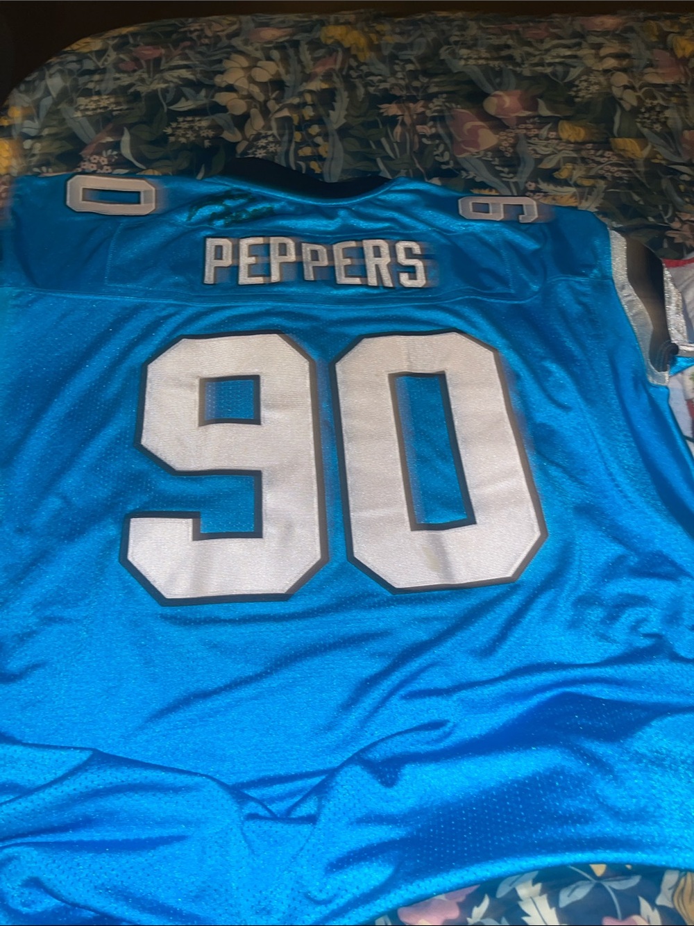 Autographed 'Peppers 90' game jersey